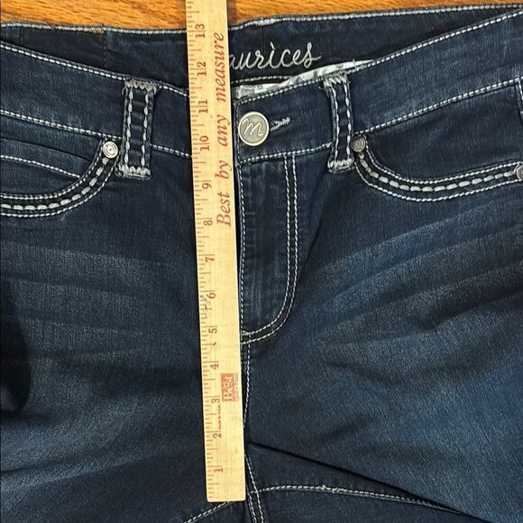 Maurices Blue Straight Leg Denim Jeans Timeless Style - Picture 4 of 7
